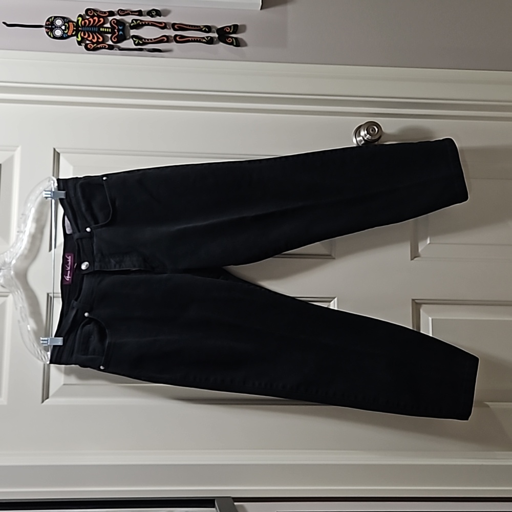Gloria Vanderbilt Amanda Jeans Black 14 Short